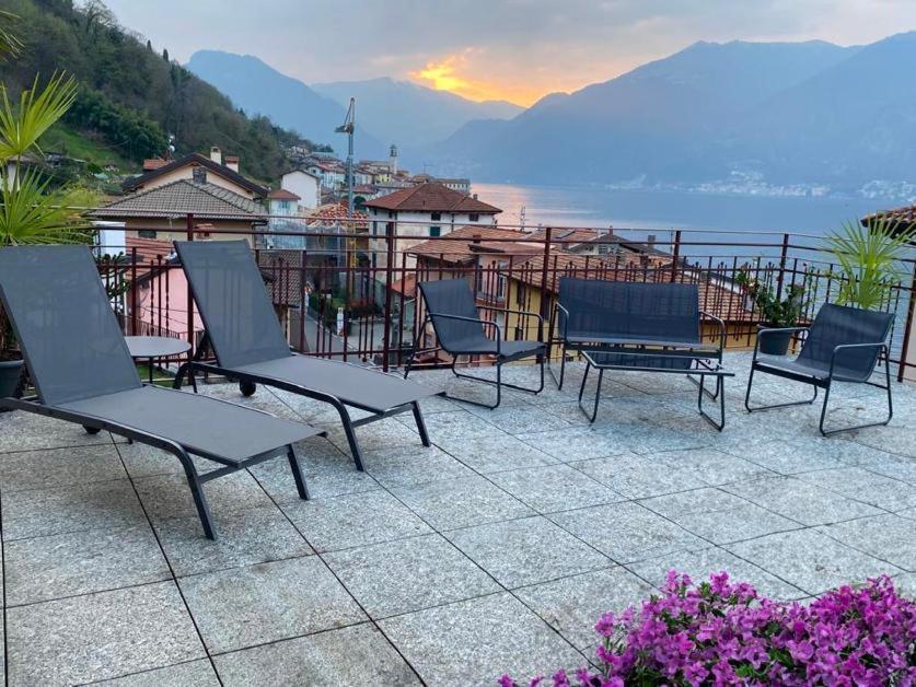 Tiziana Lake Como View Terraces Apartment Lezzeno Luaran gambar